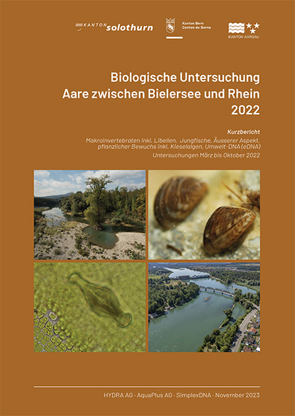 2023 Biologische Untersuchung Aare 2022 Kurzbericht